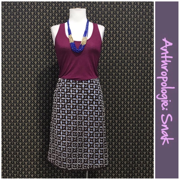 Anthro Eyelet A-Line Skirt by Snak - Picture 4 of 12